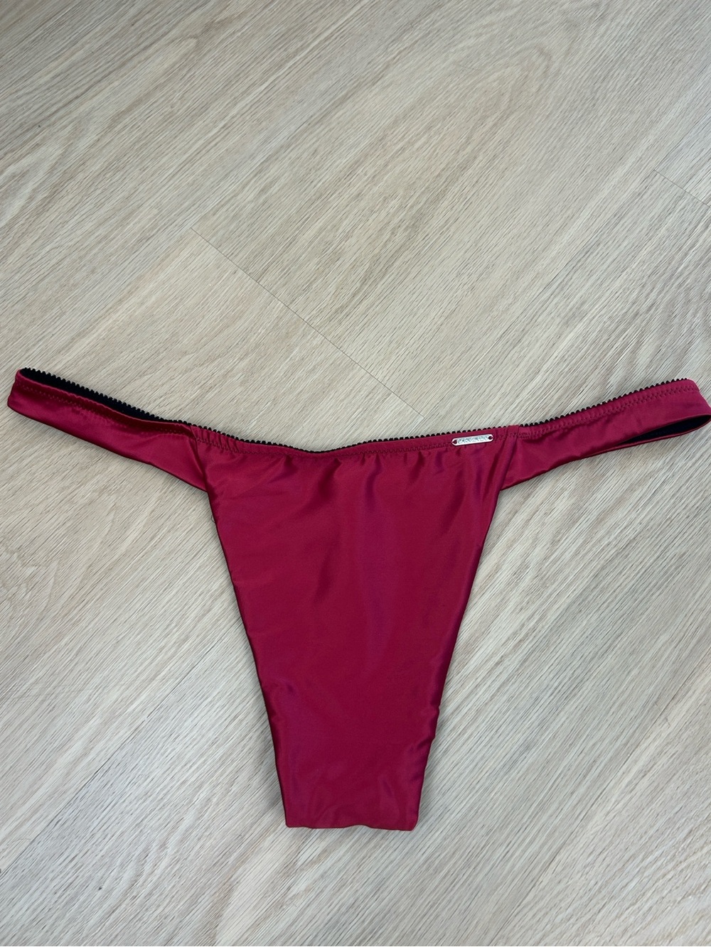 Carmen Liu Satin Thong Panty XL
